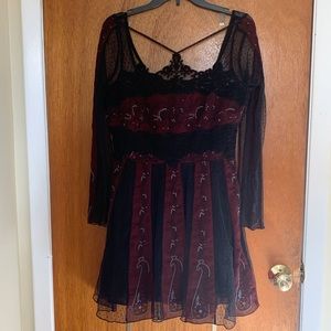 Free People Tough Love Mini Dress Size 10